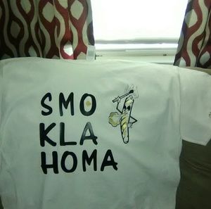 Smoklahoma brand T-shirt by Mr Dice